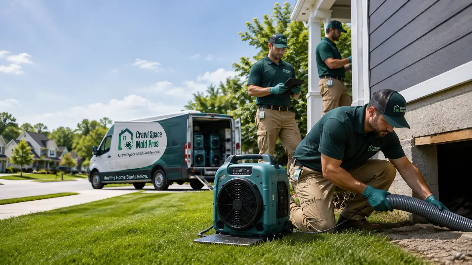 Crawl Space Mold Removal in Elizabeth, MN